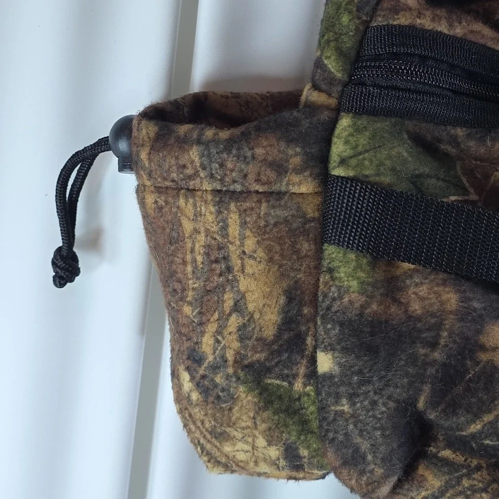 Camo Fanny Pack Adjustable Double Water Bottle Pockets 2 Compartment Zippered‎